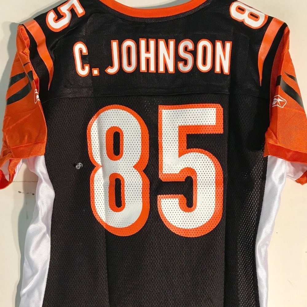 Women's Black and Orange Sports Jersey